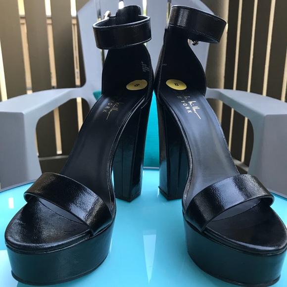 Nicole Miller black platforms. - Picture 3 of 4